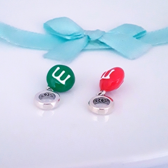 M & M's Candy Charms S925 Stetling Silver Pandora compatible - Picture 5 of 6
